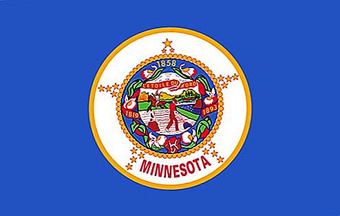 Bandera de Minnesota bandera del estado de Estados Unidos