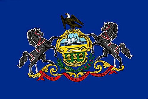 Pennsylvanian lippu Yhdysvaltojen osavaltion lippu