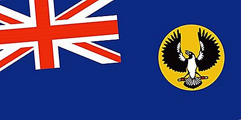Flagga av södra Australien australiensiska flaggan