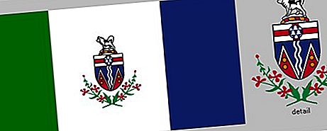 Vlajka kanadskej teritoriálnej vlajky Yukon