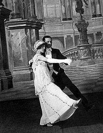 Vernon et Irene Castle danseurs américains