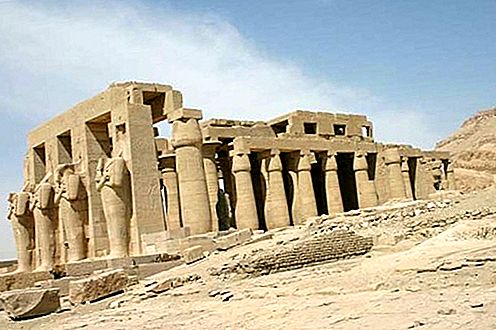 Ramesseum tempel, Egypte