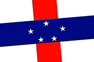 オランダ領アンティル諸島の元オランダ領土旗の旗