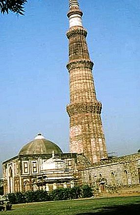 Quṭb Mīnār minaret, Delhi, Indien