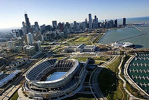 Soldier Field stadion, Chicago, Illinois, USA