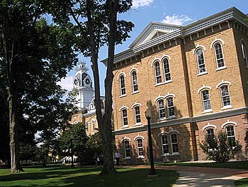 Ang kolehiyo ng Hillsdale College, Hillsdale, Michigan, Estados Unidos