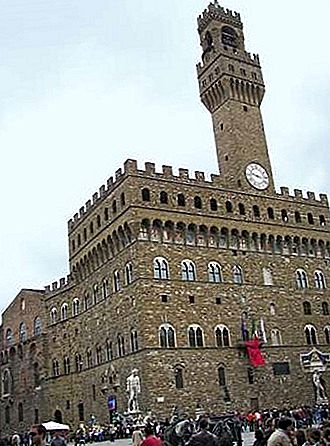 Palazzo Vecchio slott, Florens, Italien