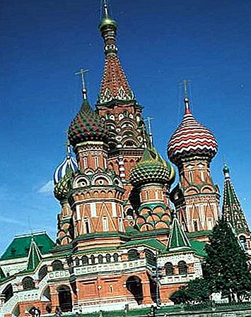 Den hellige basil den salige kirke, Moskva, Russland