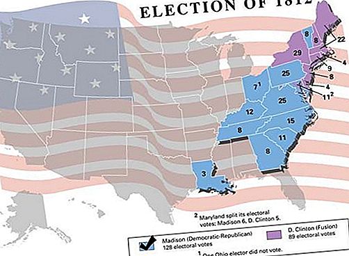 Spojené státy americké prezidentské volby 1812 vlády Spojených států