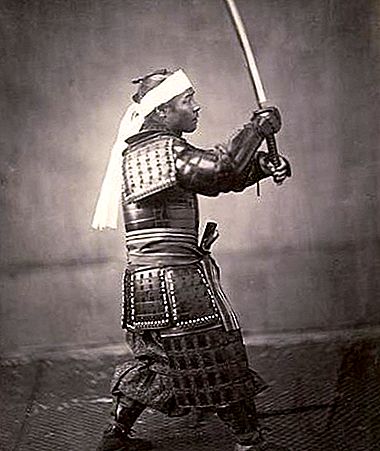 Guerrero japonés samurai