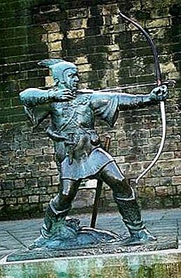 Herói lendário de Robin Hood