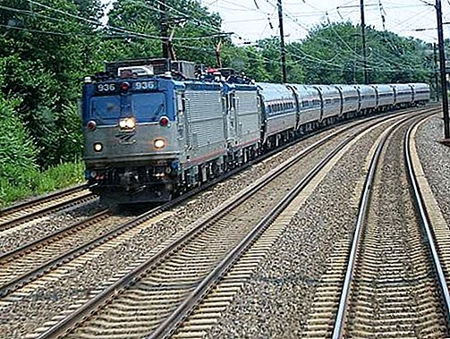 Sistem kereta api Amtrak Amerika