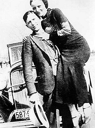 Bonnie y Clyde criminales estadounidenses