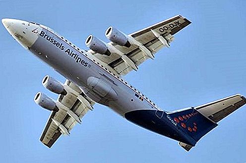 Ang eroplano ng Brussels Airlines Belgian