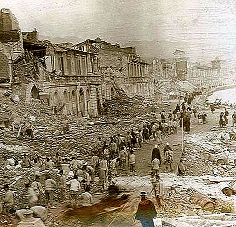 Aardbeving in Messina en tsunami in 1908, Italië