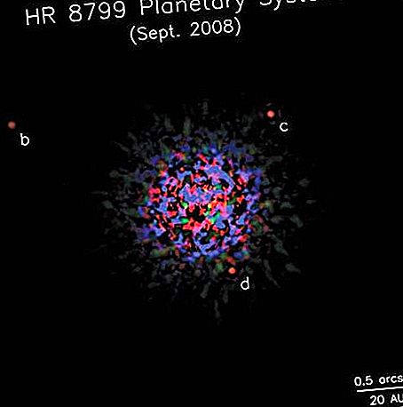 HR 8799 estrella