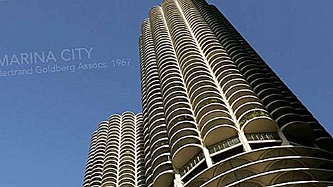 Edifici di Marina City, Chicago, Illinois, Stati Uniti