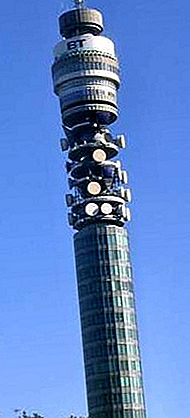 BT Tower kommunikationstårn, London, Storbritannien