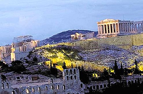Akropolis eldgamle greske distrikt