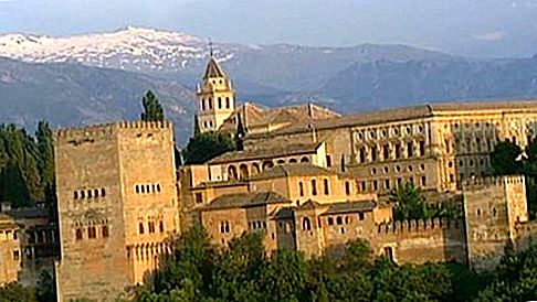 Alhambra Fort, Granada, Spanje