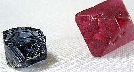 Mineral spinel ruby