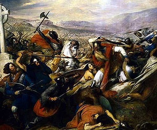 Battle of Tours Europese geschiedenis [732]