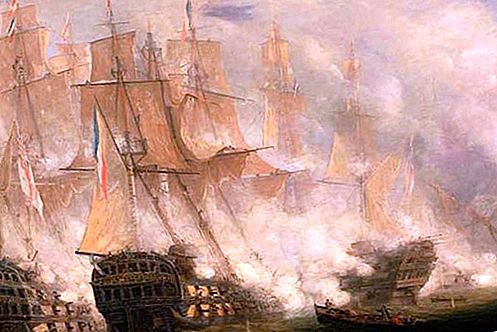 Battaglia della storia europea di Trafalgar